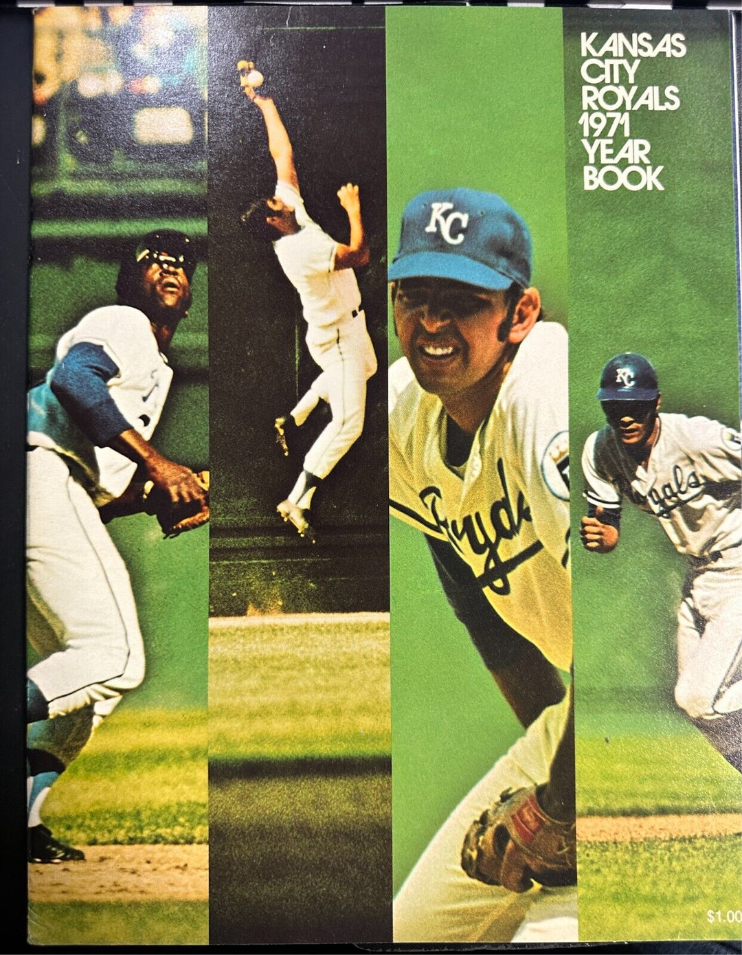 1971 Kansas City Royals Baseball Yearbook Piniella Bunker Otis McCoy