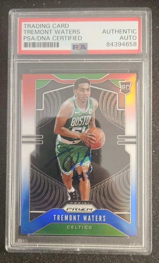 2019-20 Panini Prizm #286 Tremont Waters Autographed Rookie Card PSA Authentic