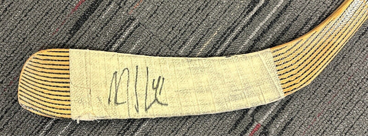 Jason Allison Autographed Game Used Louisville Hockey Stick Boston Bruins