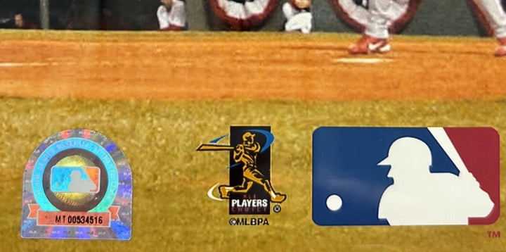 Curt Schilling Autographed 16x20 COA Framed Photo 57/380 Steiner Sports Red Sox