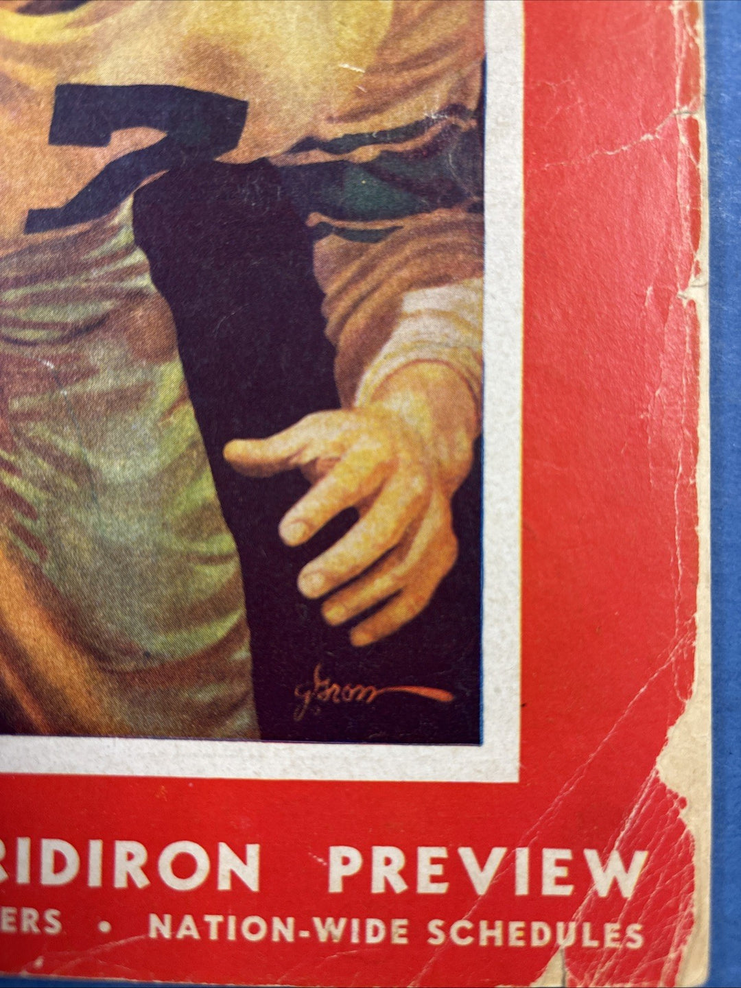 1951 ILLUSTRATED FOOTBALL ANNUAL Les Richter / Univ California Vintage