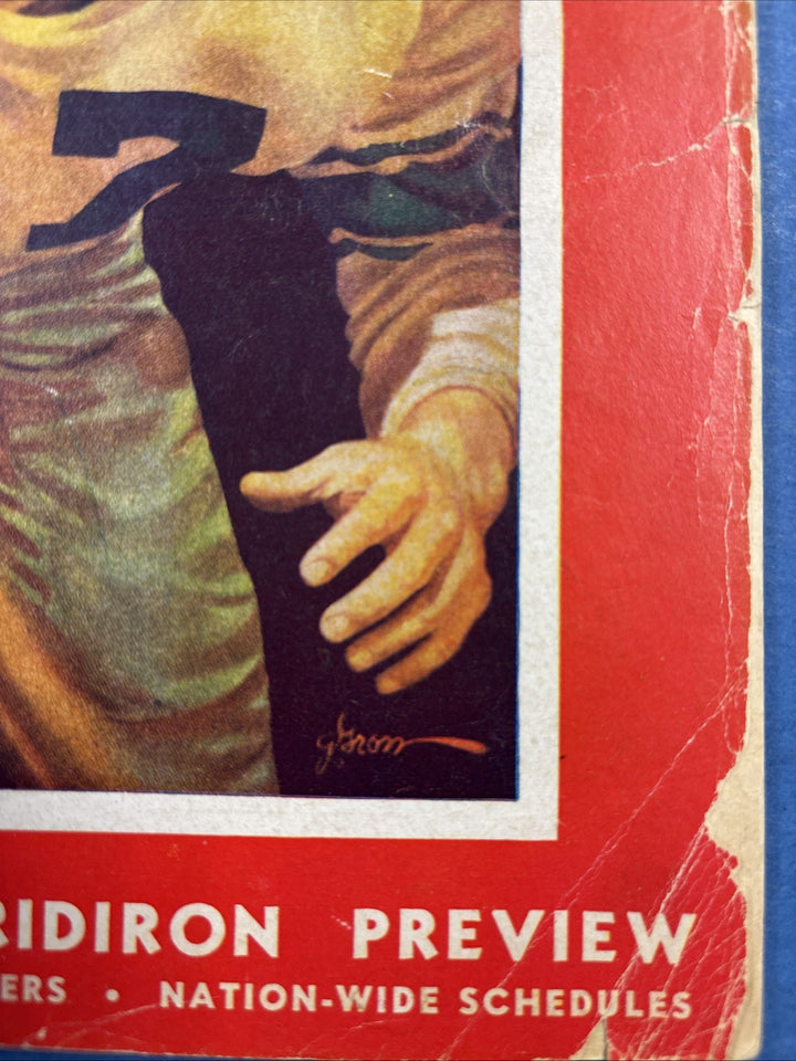 1951 ILLUSTRATED FOOTBALL ANNUAL Les Richter / Univ California Vintage