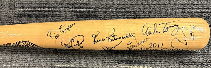 2011 Red Sox Fantasy Camp Signed Baseball Bat Petrocelli Campbell Bell Etc.