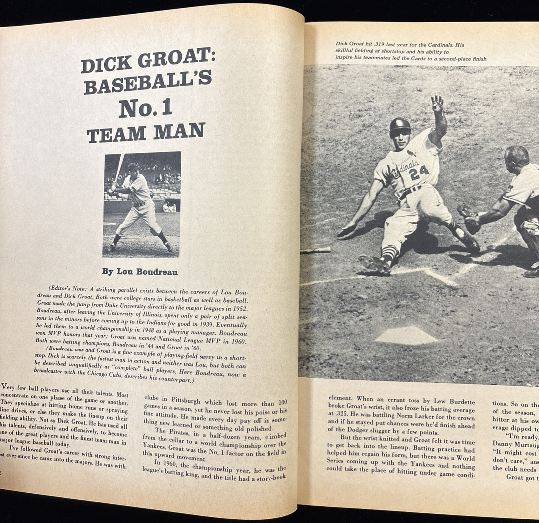 1964 Maco Sportsman Baseball Guidebook Dick Grout St Louis Cardinals