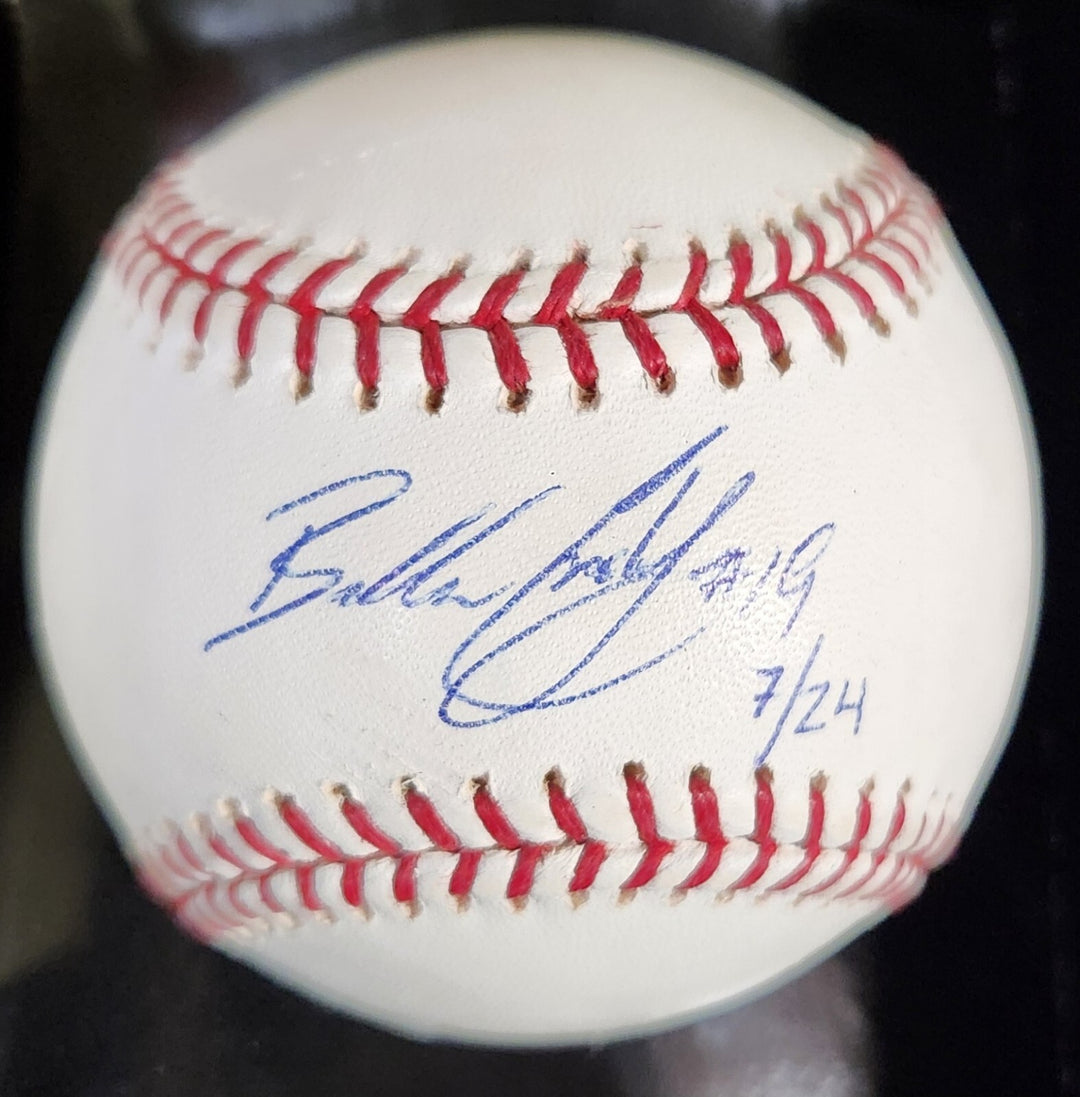 2004 Fleer Legacy Bubba Crosby Signed Major League Baseball #7/24 Yankees COA