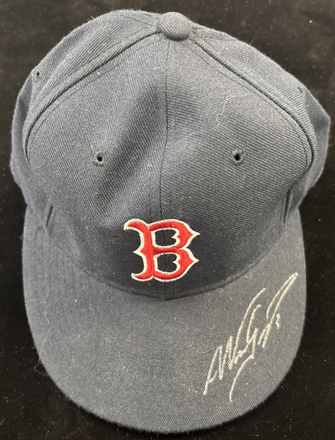 Nomar Garciaparra Autographed Boston Red Sox Fitted Hat MLB