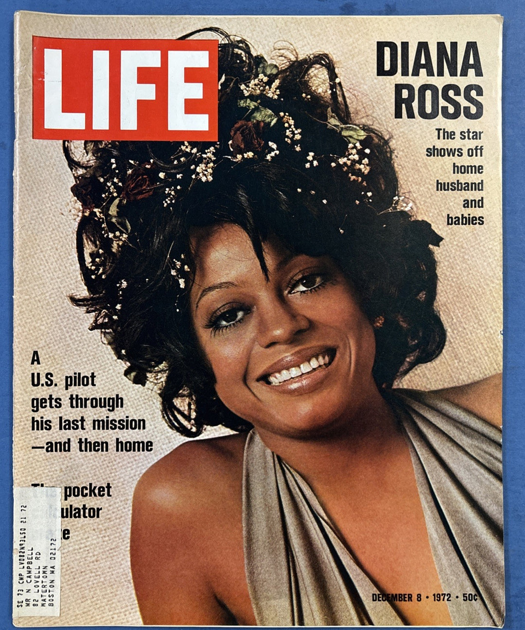 Life Magazine Diana Ross & The Pocket Calculator December 8 1972