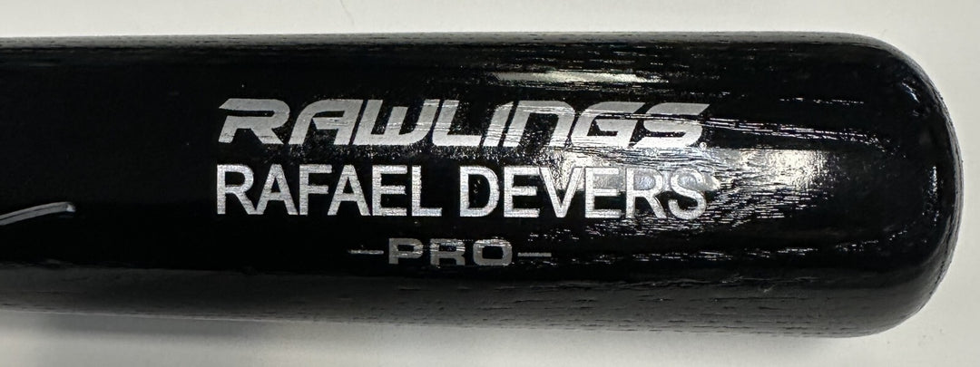 Rafael Devers Autographed Game Model Baseball Bat Boston Red Sox JSA