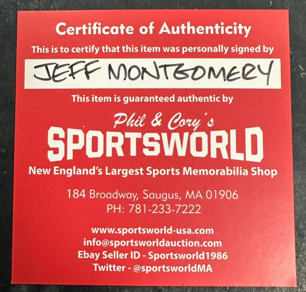 Jeff Montgomery Autographed Official American League Baseball Kansas City Royals
