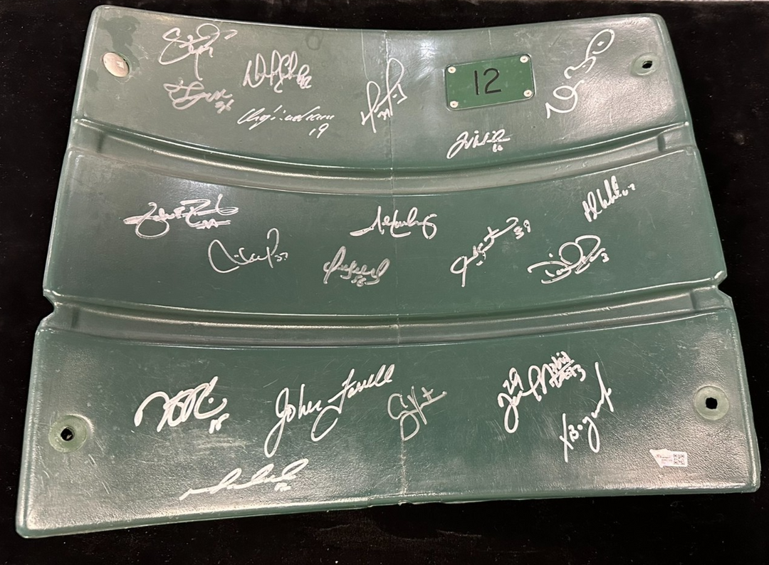 2013 Boston Red Sox World Series Champs Team Signed Fenway Seatback Fanatics