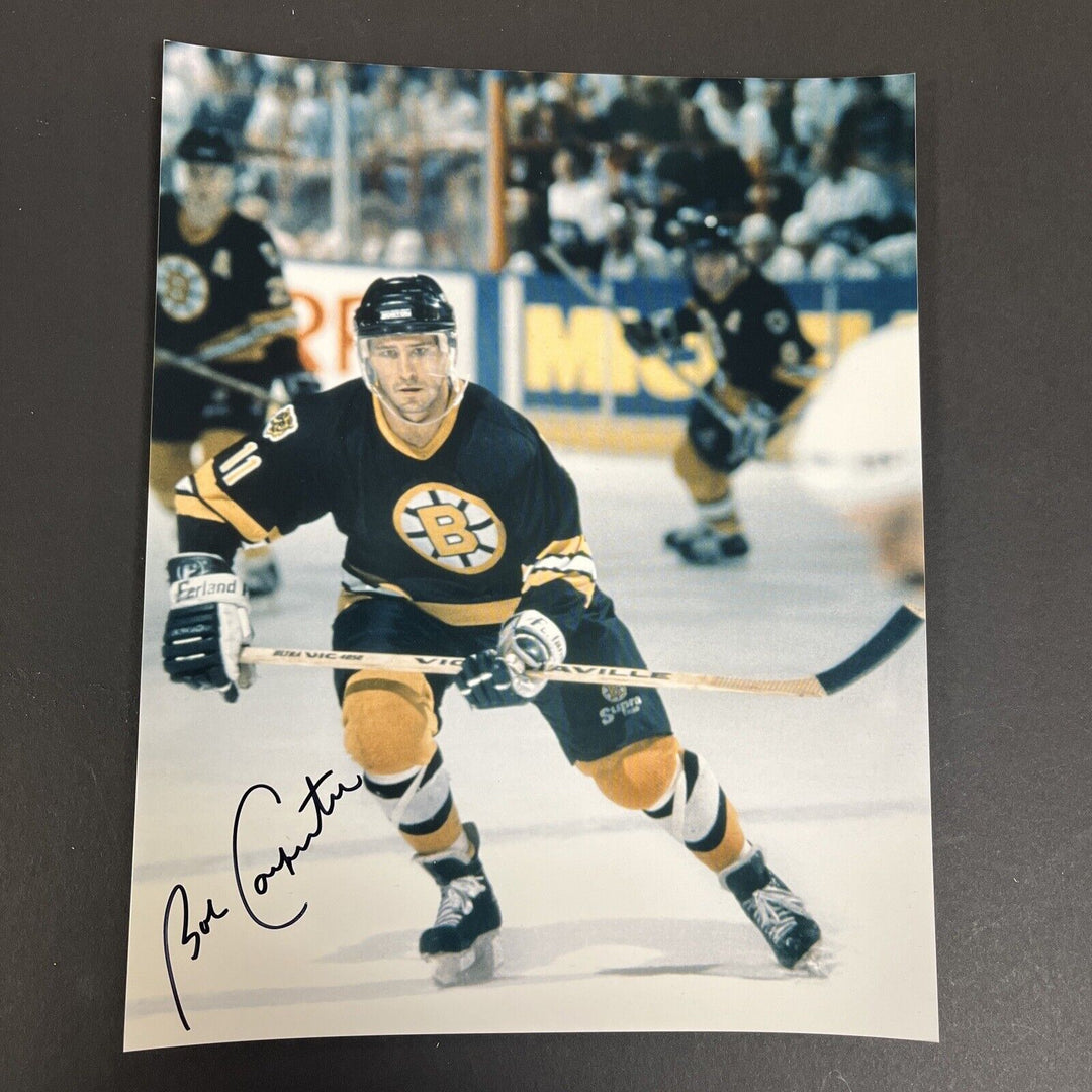 Bob Carpenter Signed 8x10 Boston Bruins Sportsworld