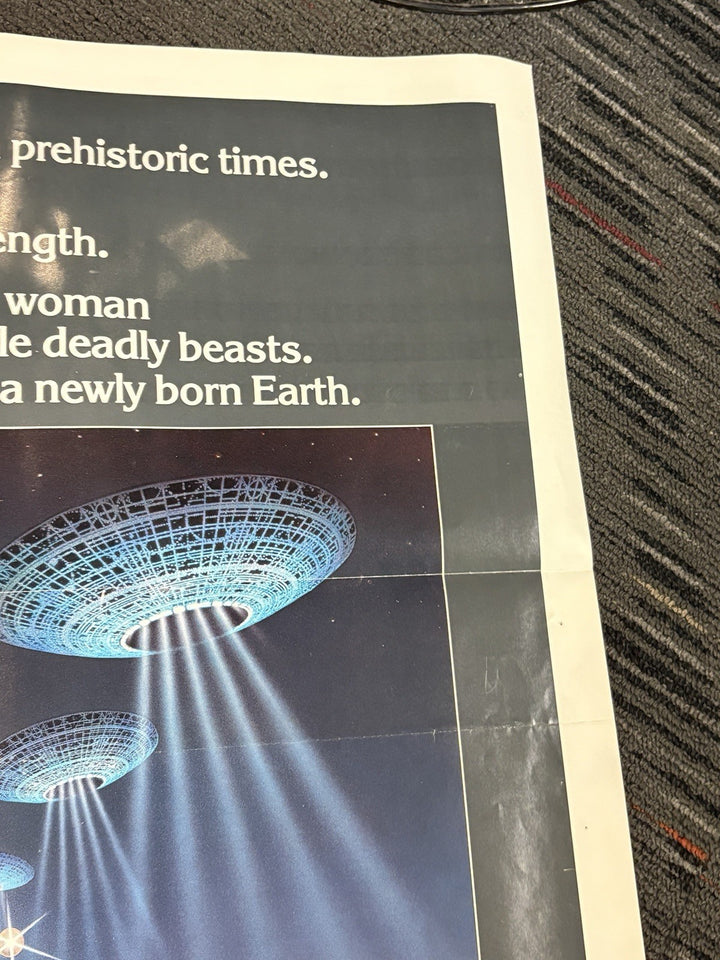 Yor The Hunter From The Future 27x41 Folded Original Movie Poster 1983 Reb Brown