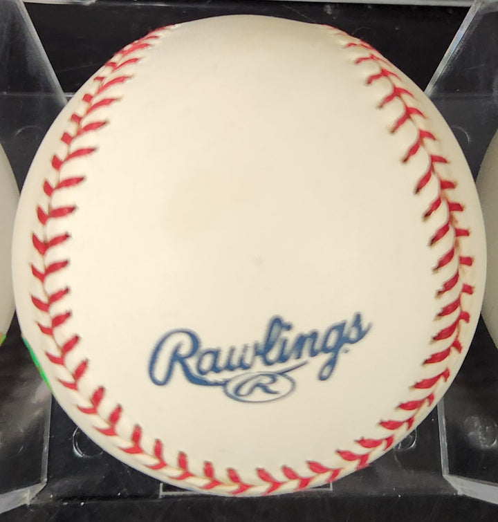 Jim Palmer Signed Inscribed Major League Baseball Orioles HOF Reggie Jackson COA