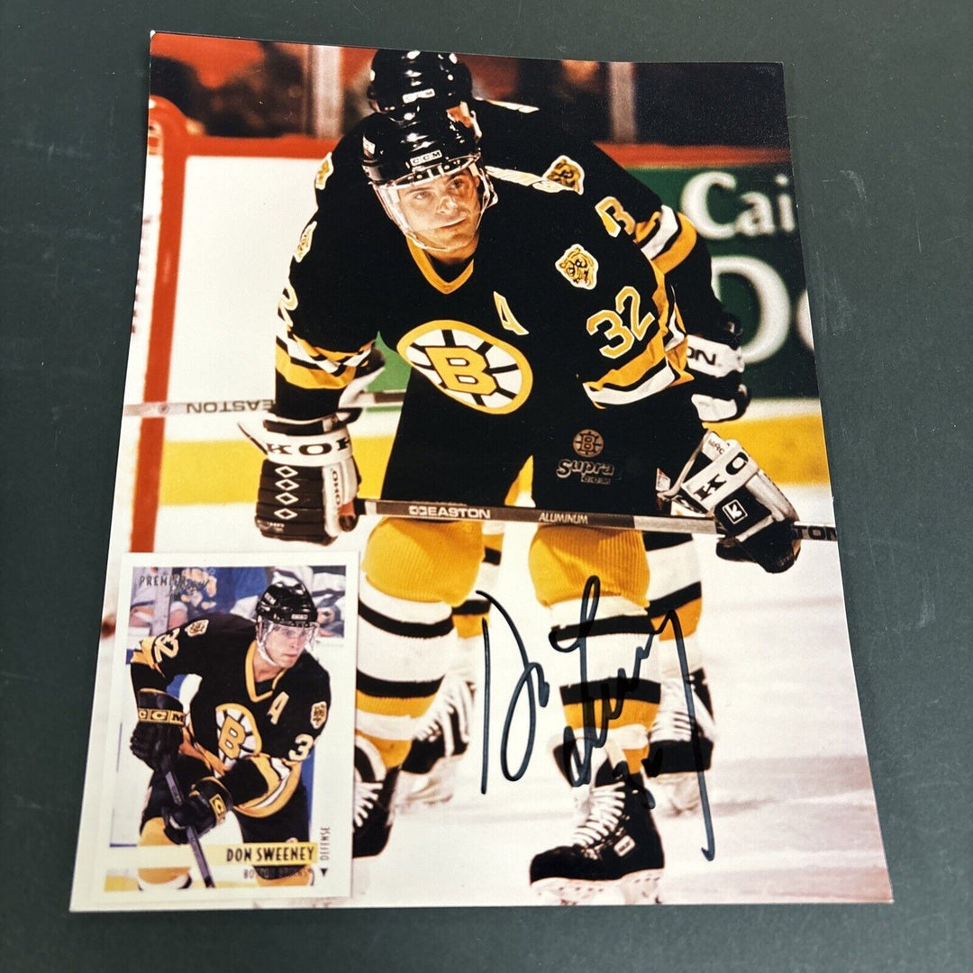 Don Sweeney Signed 8x10 Boston Bruins Sportsworld