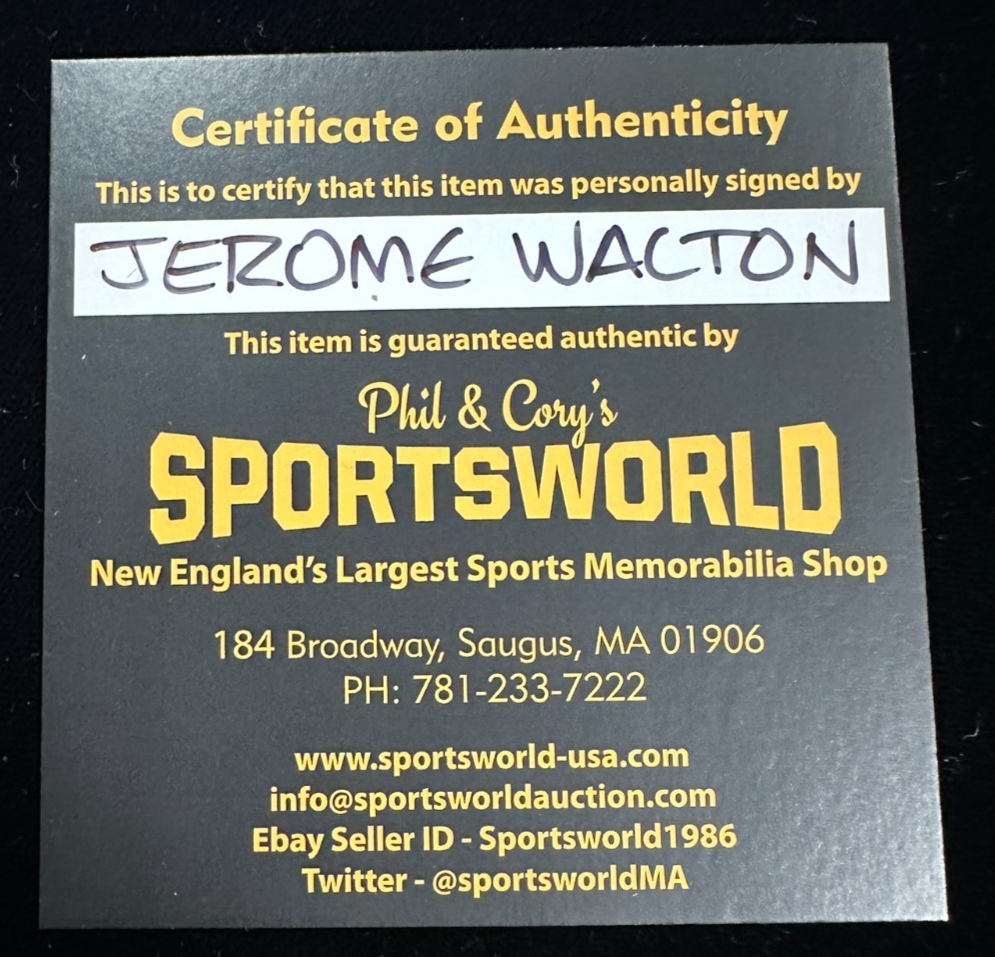 Jerome Walton Autographed National League Baseball Chicago Cubs