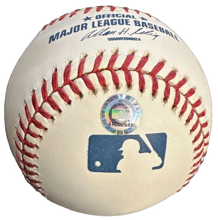 Derek Jeter Autographed Official Major League Baseball Yankees Steiner MLB Holo