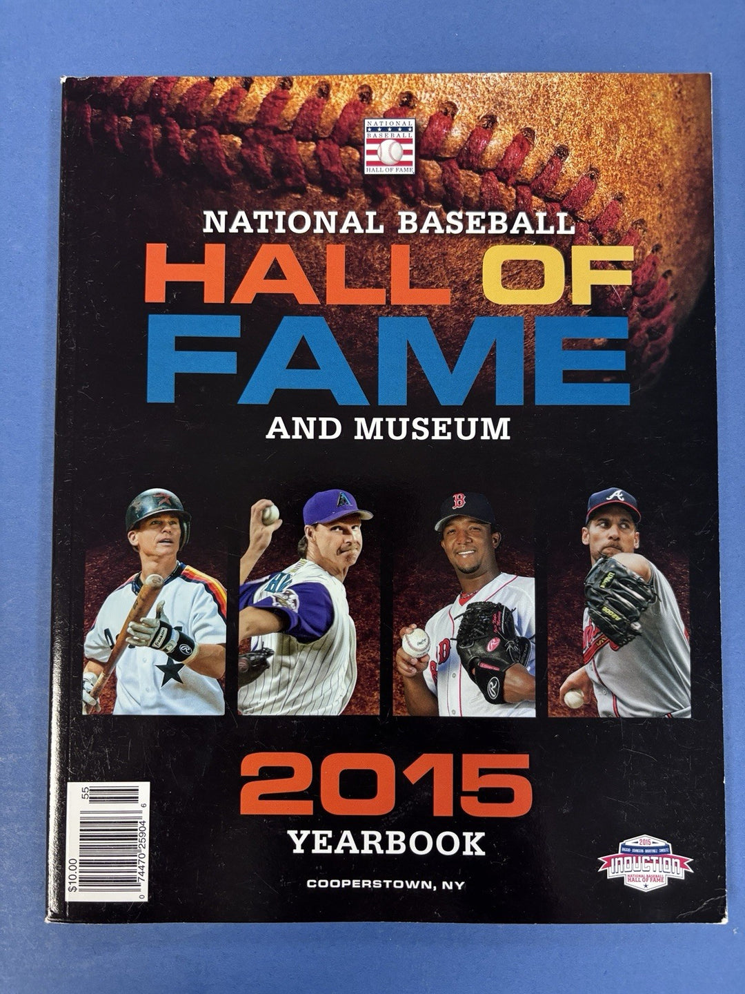 2015 MLB Hall Of Fame Program Pedro Martinez Randy Johnson John Dmoltz