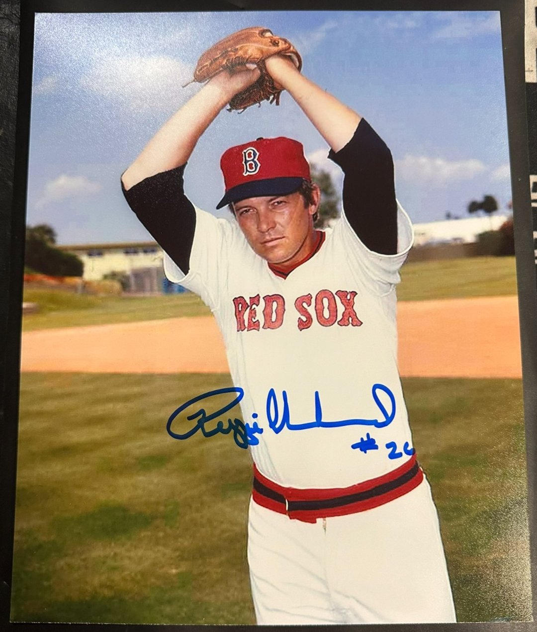 Reggie Cleveland Autographed Boston Red Sox 8x10 Photo