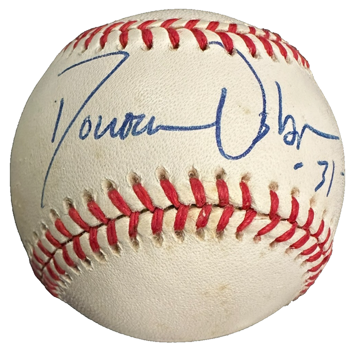 Donovan Osborne Autographed Official National League Baseball St.Louis Cardinals