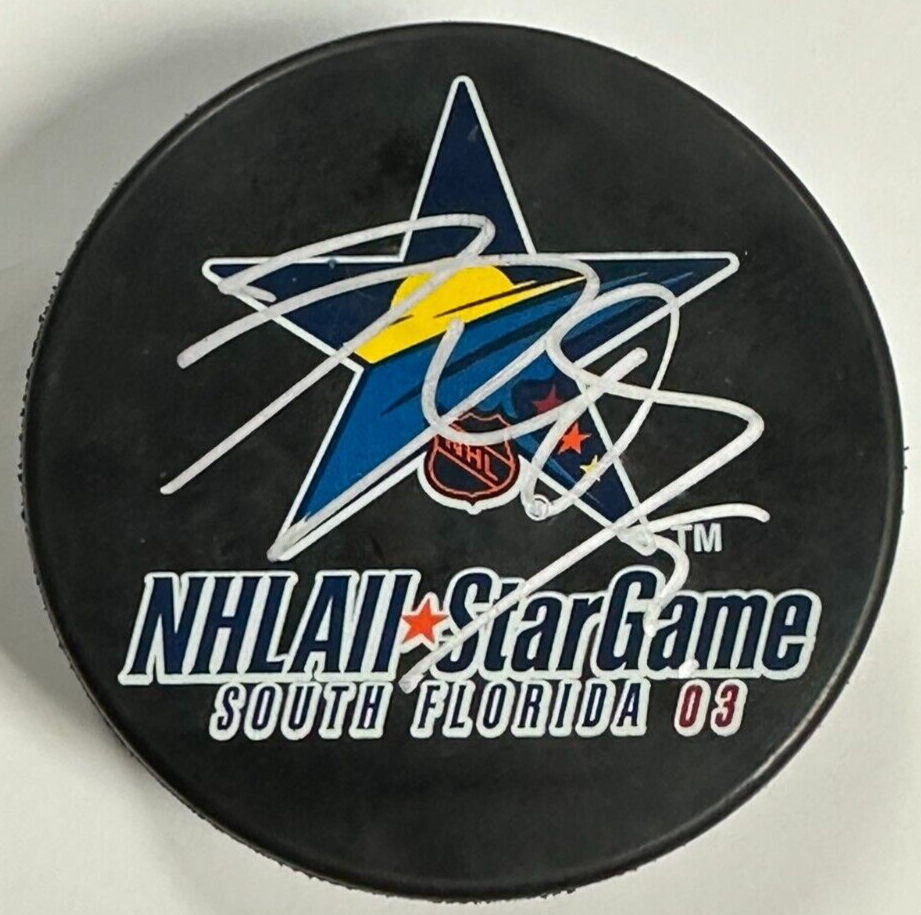 Joe Thornton Autographed 2003 NHL All-Star Game Hockey Puck