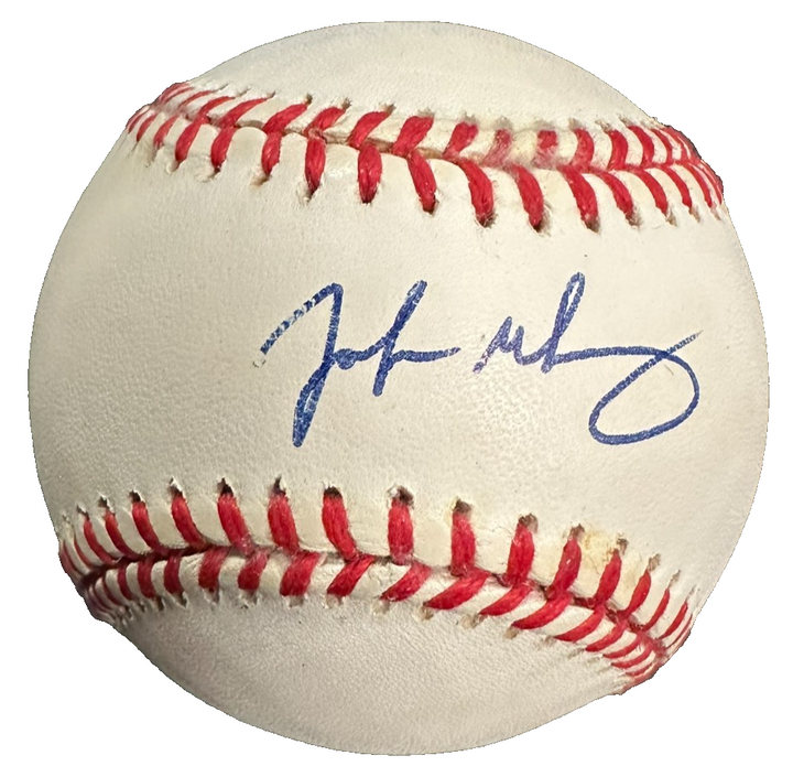 John Mabry Autographed Official National League Baseball Cardinals