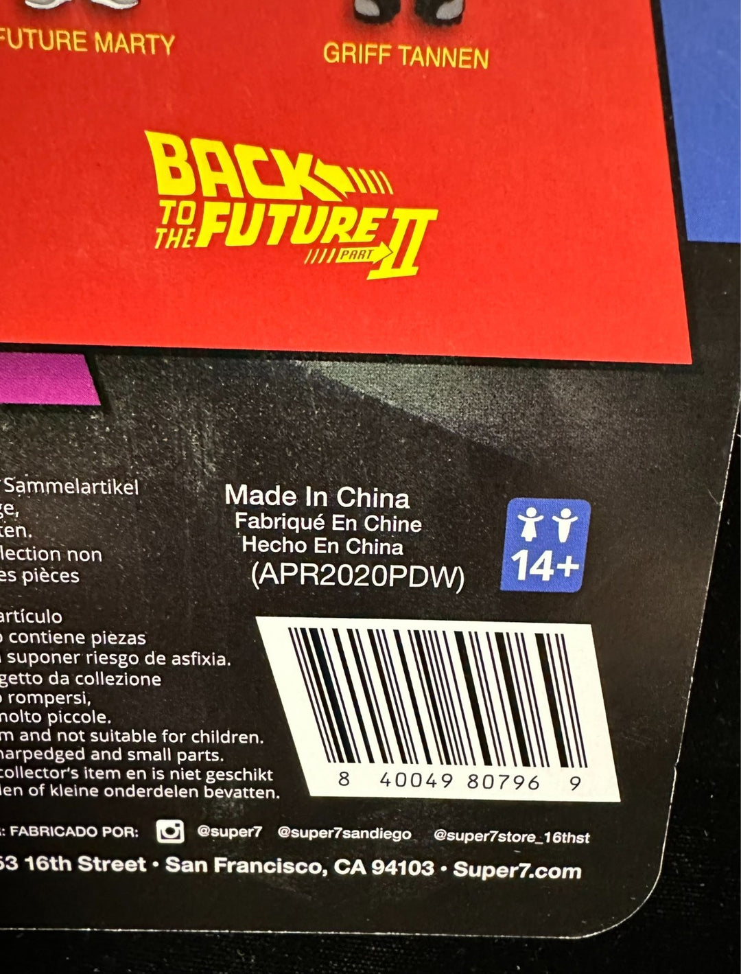 Back to the Future II Future Doc Brown Action Figure NIB
