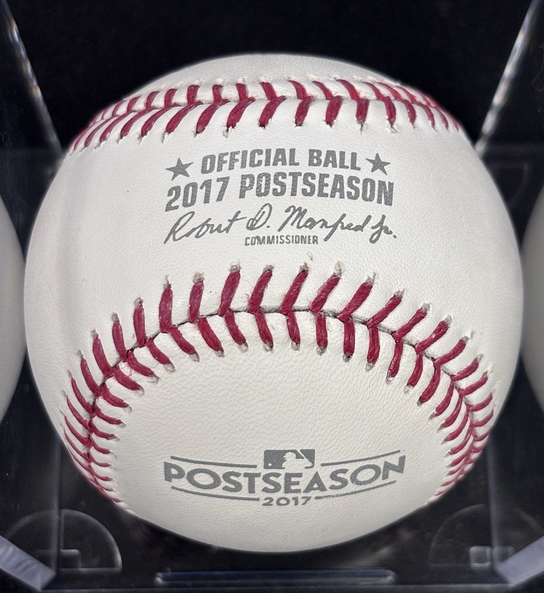 Joe West Signed OMLB 2017 Post Season Ball JSA COA Major League Baseball Umpire