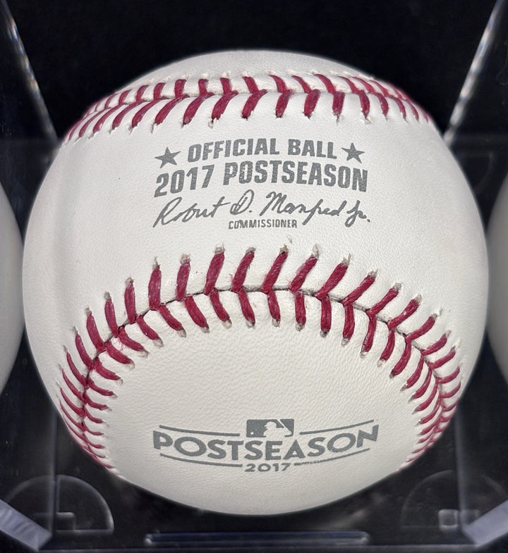 Joe West Signed OMLB 2017 Post Season Ball JSA COA Major League Baseball Umpire