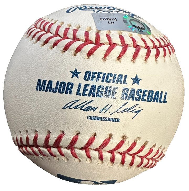Takashi Saito Autographed Official Major League Baseball Dodgers Red Sox