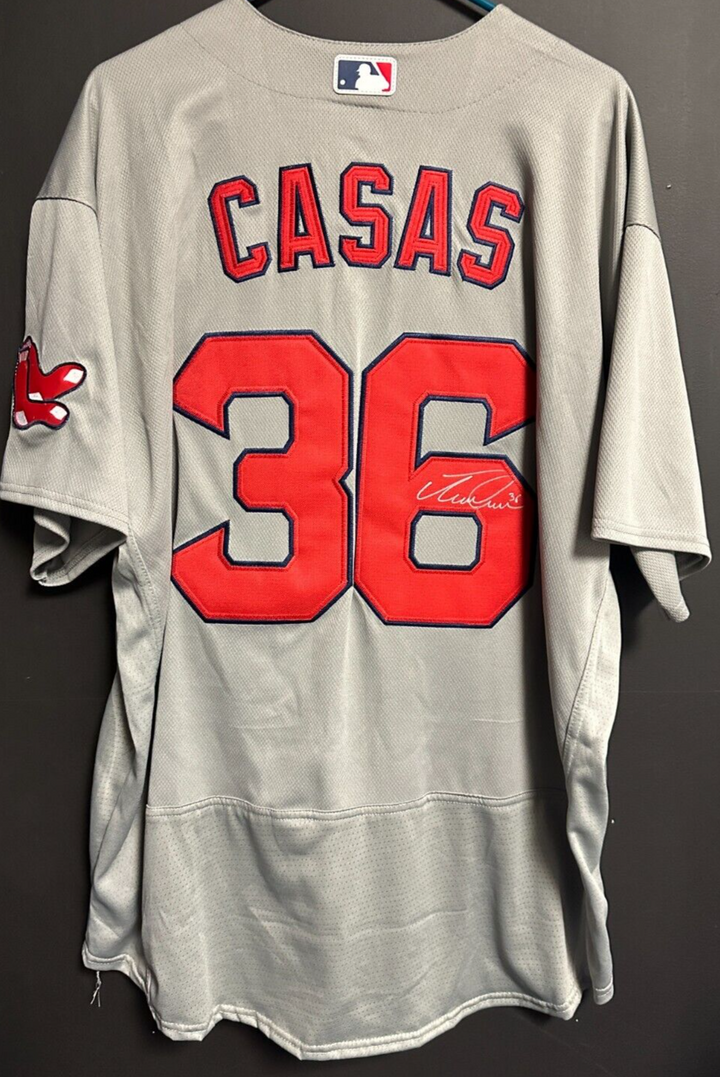 Triston Casas Autographed Boston Red Sox Road Nike Jersey