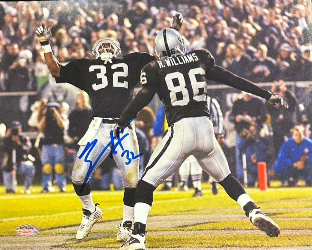 Zack Crockett Autographed Los Angeles Raiders 8x10 Photo NFL