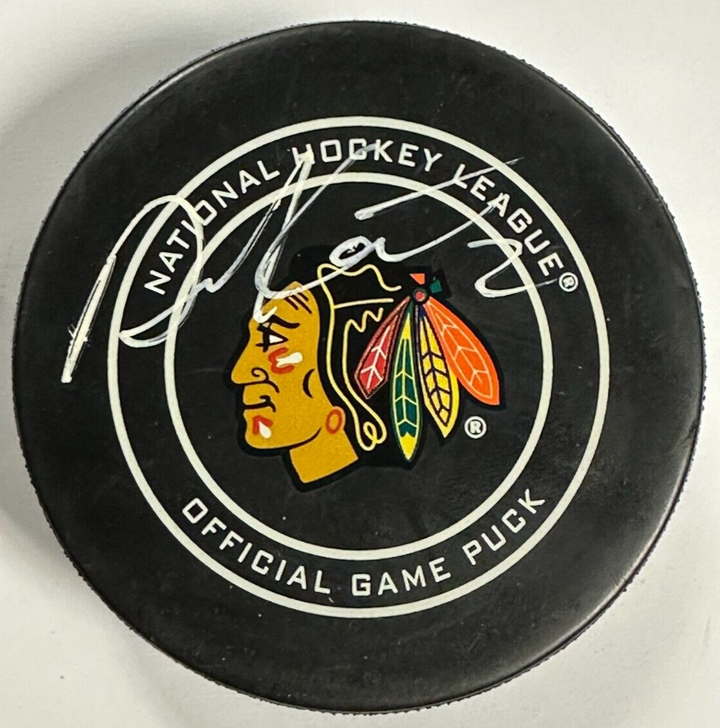 Duncan Keith Autographed Chicago Blackhawks Official Game Hockey Puck JSA