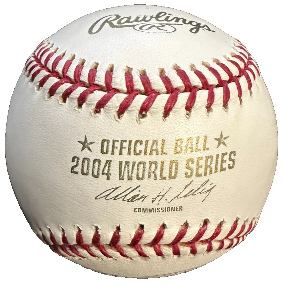 Kevin Millar Autographed 2004 World Series Baseball W/ Don't Let Us Win Tonight