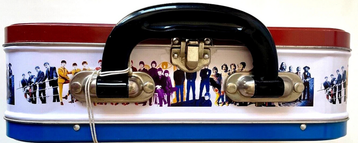 Vintage Beatles Metal Lunchbox Tin Tote Apple Vendor 2000