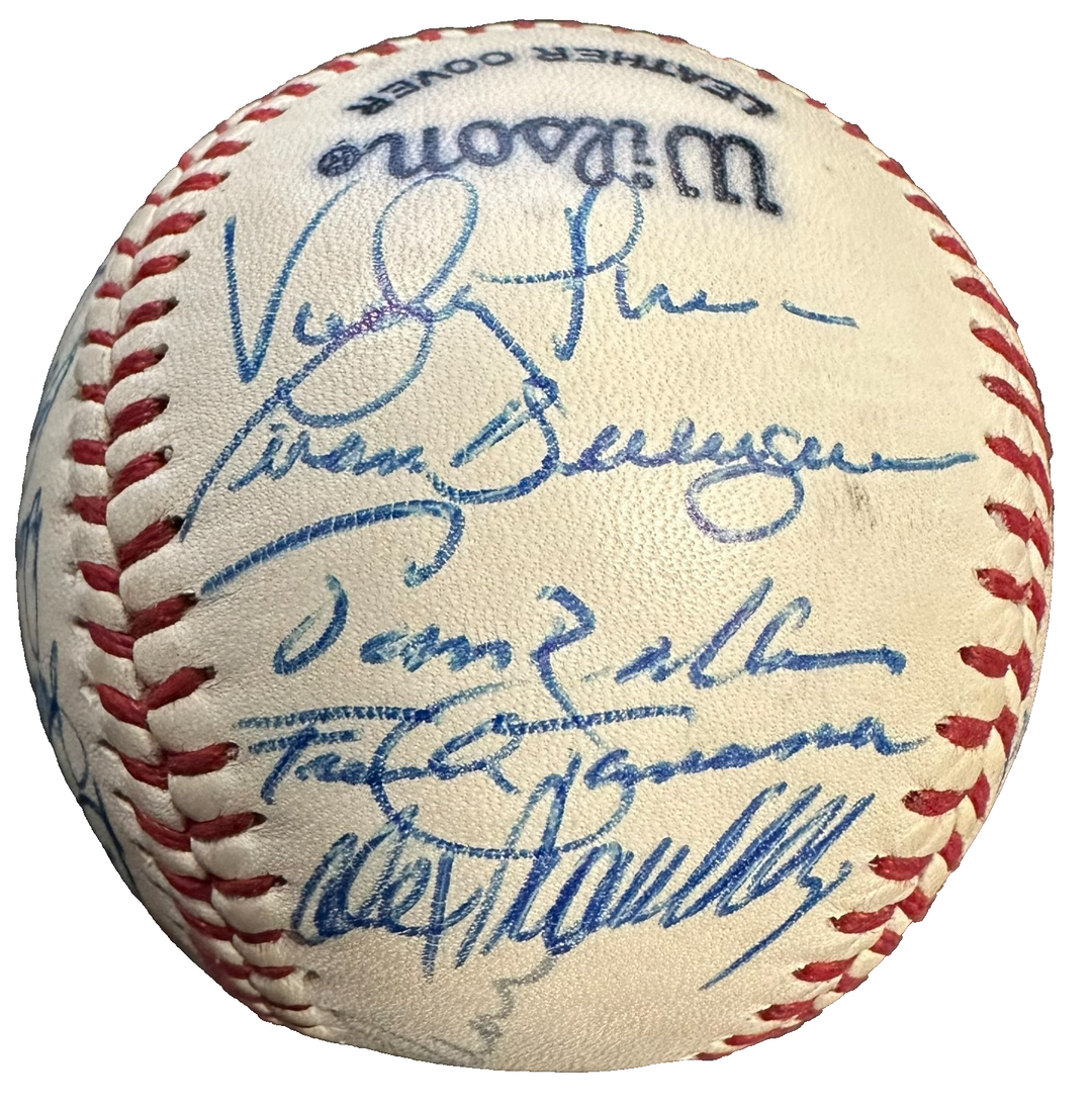 1985 Detroit Tigers Team Autographed Baseball Morris Trammell Whitaker Sparky