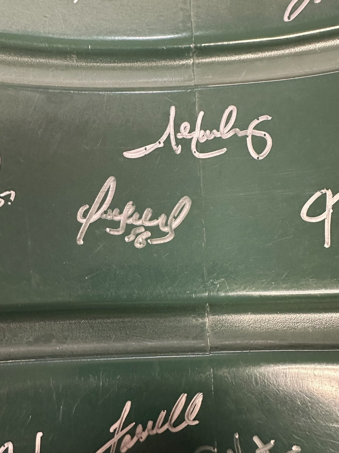 2013 Boston Red Sox World Series Champs Team Signed Fenway Seatback Fanatics