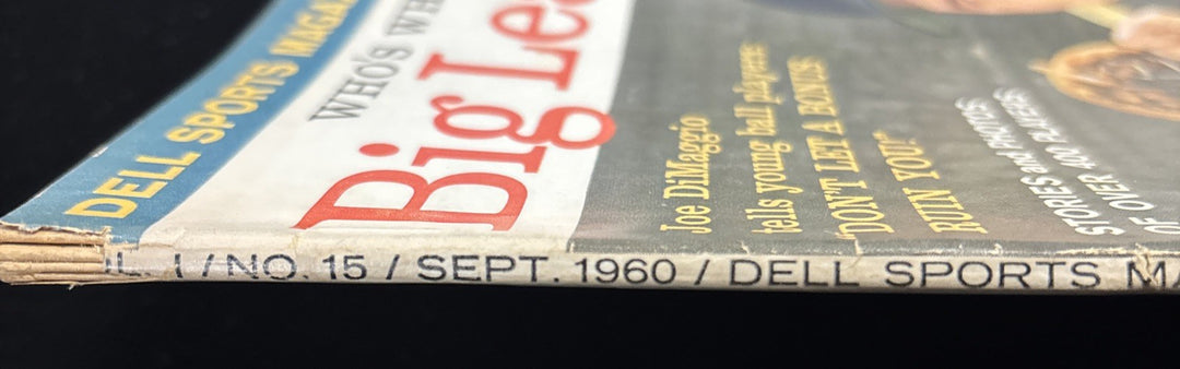 September 1960 Dell Baseball Magazine Whos Who With Rocky Colavito Cover