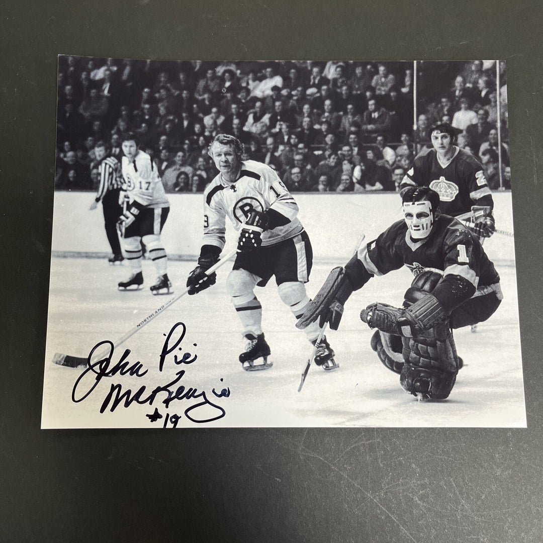 John “Pie” McKenzie Signed 8x10 Boston Bruins Sportsworld