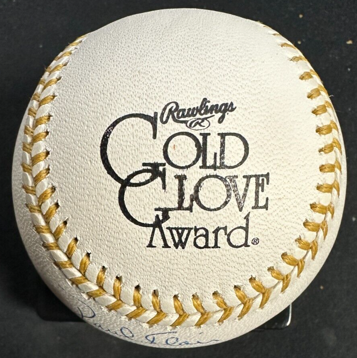 Paul Blair Autographed Rawlings Gold Glove Baseball W/ 8 Gold Gloves Insc