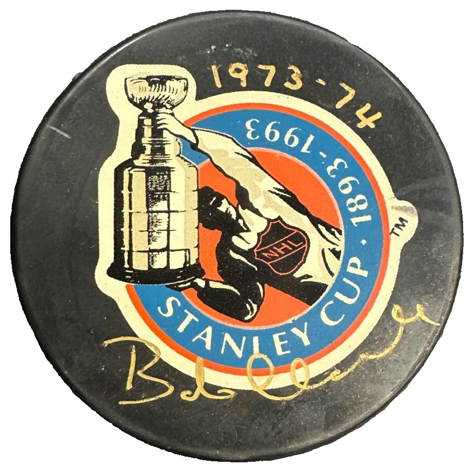 Bobby Clarke Autographed Stanley Cup 100th Anniversary Game Puck UDA