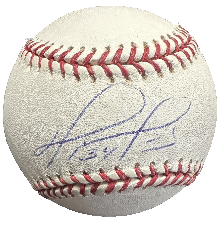 David Ortiz Autographed Official Major League Baseball HOF Red Sox BAS