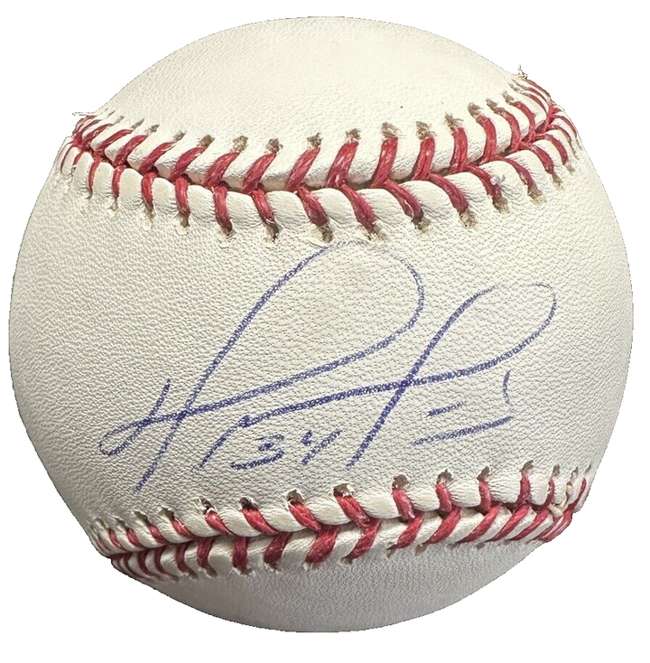 David Ortiz Autographed Official Major League Baseball HOF Red Sox BAS