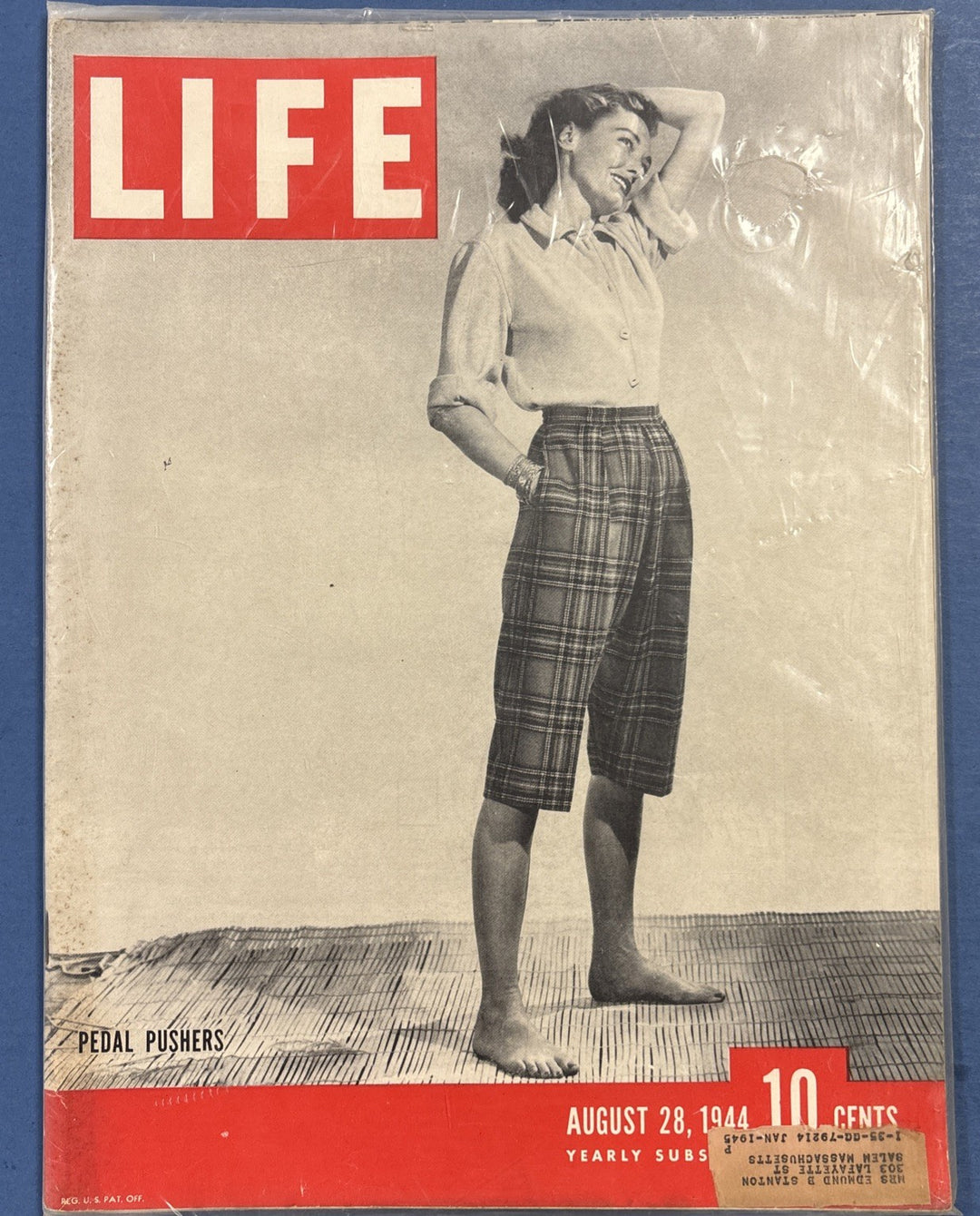 Life Magazine Vintage Pedal Pushers For Women August 28 1944