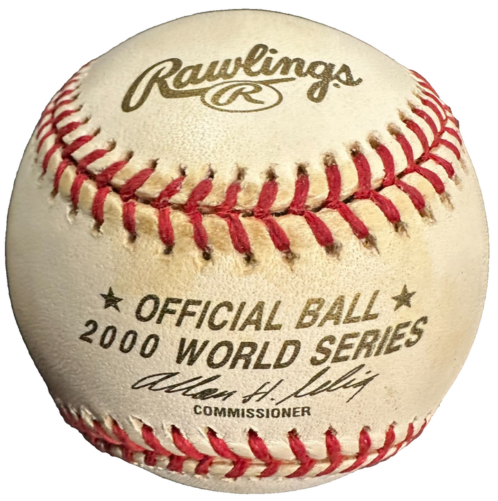 Roger Clemens Autographed 2000 World Series Baseball New York Yankees