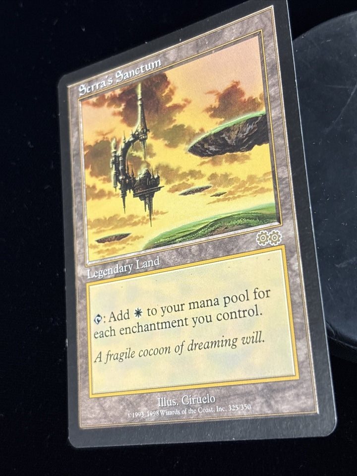 MTG Serra's Sanctum Urza's Saga Regular Rare LP Reserve List Clean