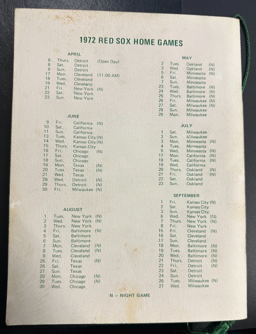 Jan 27, 1972 33rd Annual Baseball Writers Association America Dinner Program