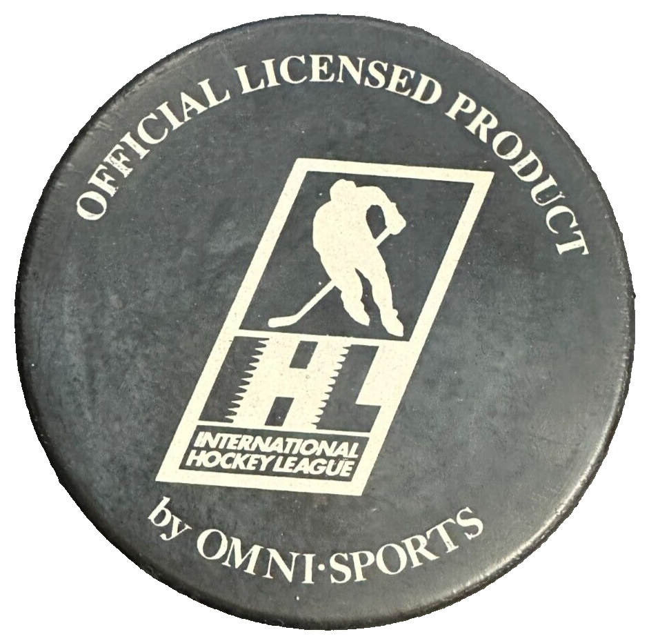 Manon Rheaume Autographed Atlanta Knights Hockey Puck IHL
