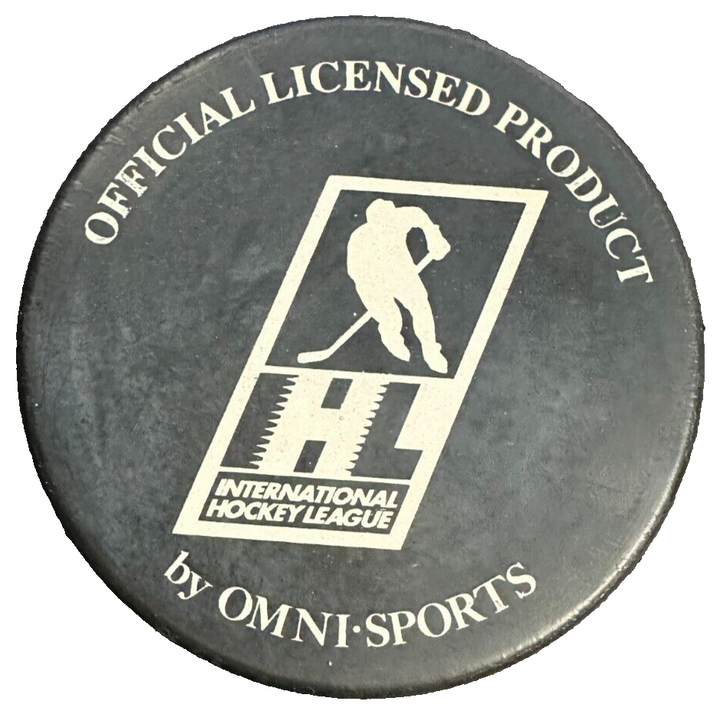 Manon Rheaume Autographed Atlanta Knights Hockey Puck IHL