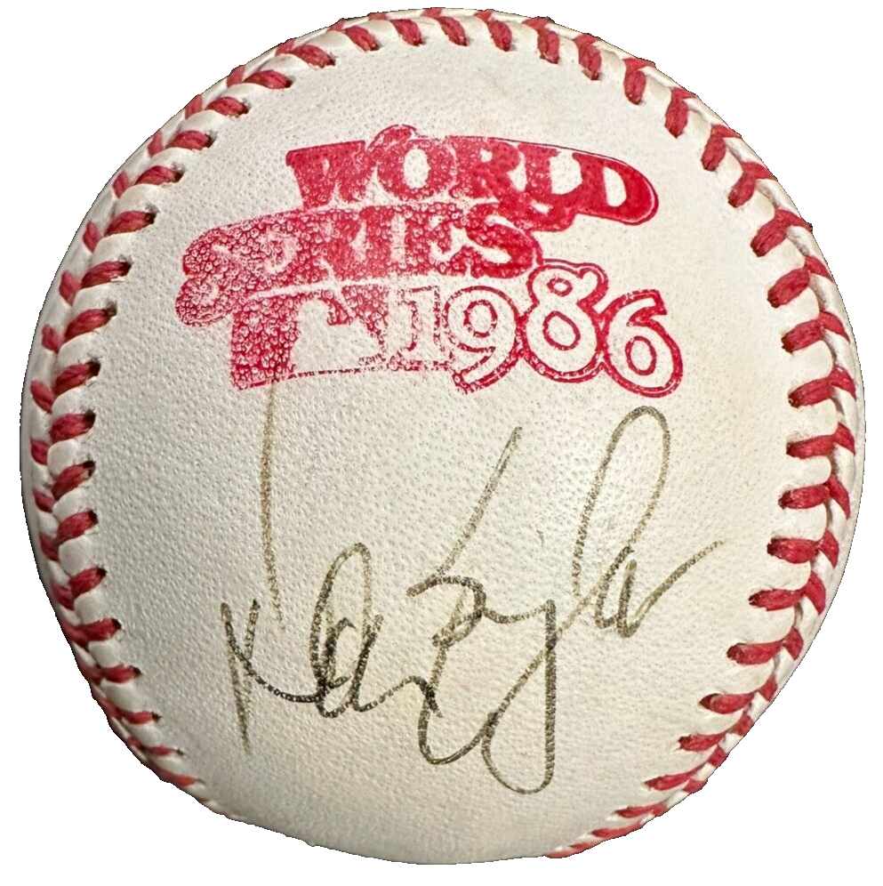 Don Baylor Autographed Official 1986 World Series Baseball Boston Red Sox BAS