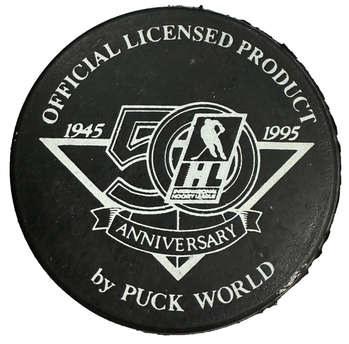 Vintage Denver Grizzlies Official Hockey Puck IHL